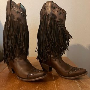 Corral fringe boots